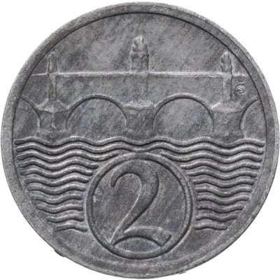 купить Чехословакия 2 геллера (halere) 1923