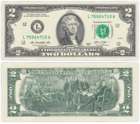 купить США 2 доллара 2013 (Pick 538) L-Сан Франциско "FW" (Fort Worth)
