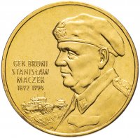купить Польша 2 злотых 2003 "Станислав Мацек (Gen. brygady Stanisław Maczek)"