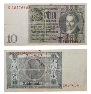 купить Германия 10 марок 1929