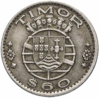 купить Португальский Тимор 60 сентаво (centavos) 1958
