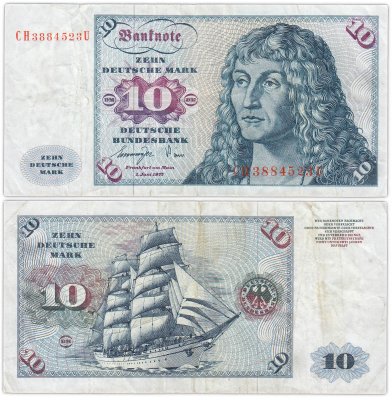 купить Германия ФРГ 10 марок 1977