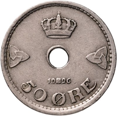 купить Норвегия 50 эре (ore) 1926