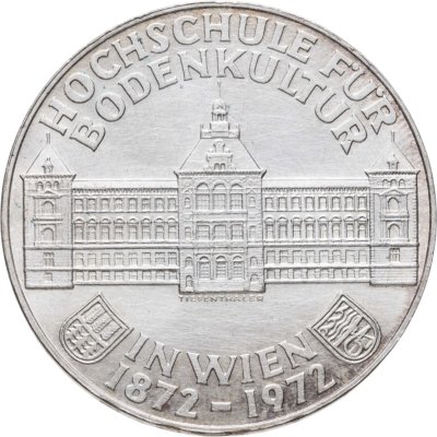 купить Австрия 50 шиллингов (shillings) 1972 100 лет Венскому Агрикультурному университету