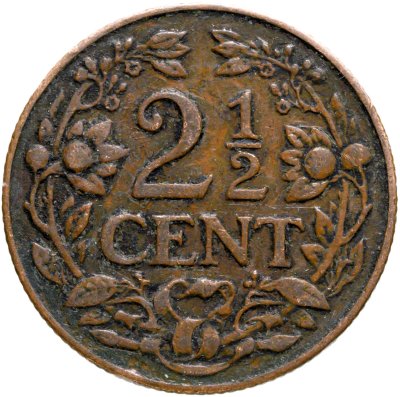 купить Кюрасао 2 1/2 цента (cent) 1944