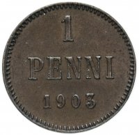 Купить 1 пенни (penni) 1903