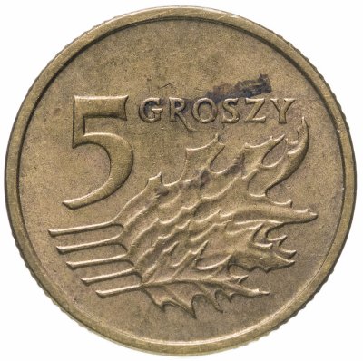 купить Польша 5 грошей (groszy) 2001