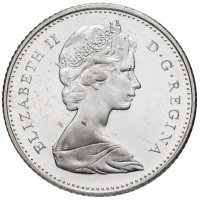Купить Канада 10 центов (cents) 1968 Серебро /не магнетик/
