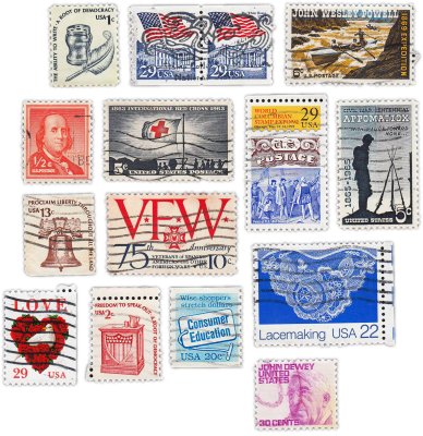 купить США набор из 15 марок "Разное"