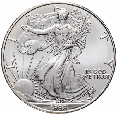 купить США 1 доллар 1998 "Шагающая свобода"