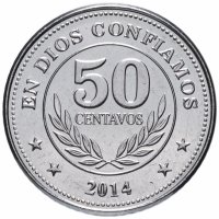 купить Никарагуа 50 сентаво (centavos) 2014