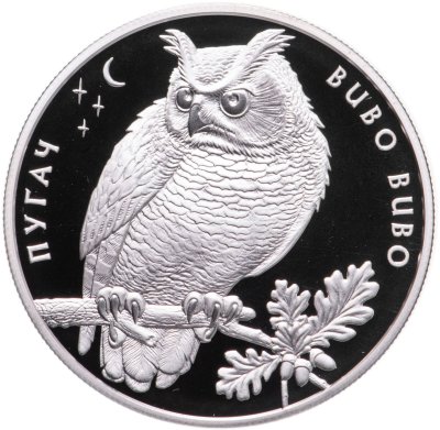 купить Украина 10 гривен 2002 Proof "Флора и фауна - Пугач - филин - сова"