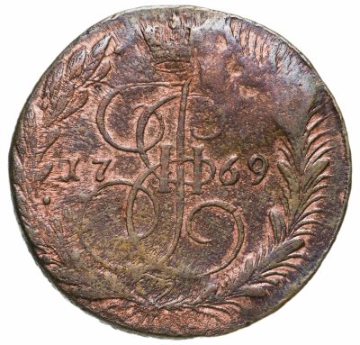 купить 5 копеек 1769 ЕМ орёл 1770-1777, нового образца