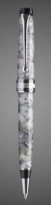 купить Шариковая ручка Aurora Optima Auroloide Grey CT стержень: M, цвет чернил: blue, в подарочной коробке, Лаки и смолы: смола, хром, 2026 г.