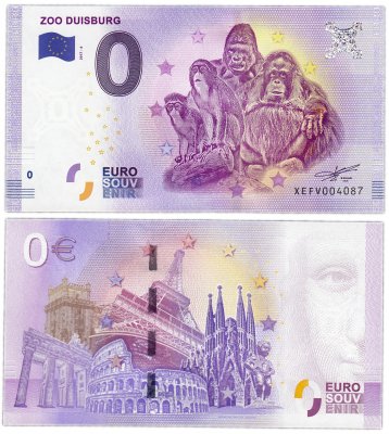 купить 0 евро (euro) "Зоопарк Дуйсбурга" 2017 6-серия (XE FV-6)