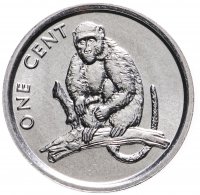 купить Острова Кука 1 цент (cent) 2003 "Обезьяна"