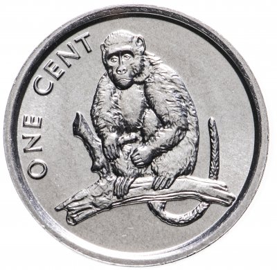 купить Острова Кука 1 цент (cent) 2003 "Обезьяна"