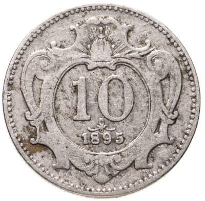 купить Австрия 10 геллеров (heller) 1895