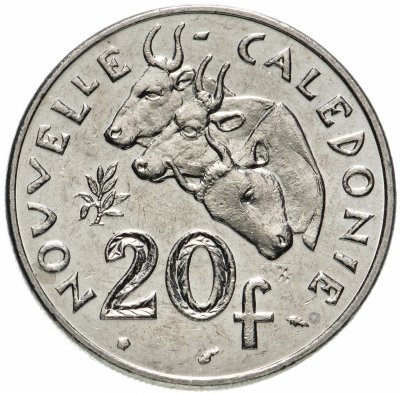 купить Новая Каледония 20 франков (francs) 1990