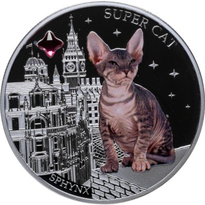 купить Фиджи 2 доллара 2013 "Кошка Сфинкс" в капсуле