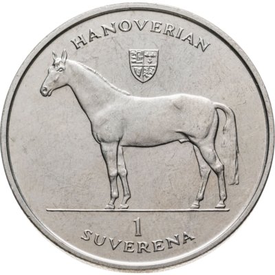 купить Босния и Герцеговина 1 суверен (suverena) 1996 "Ганноверская лошадь"