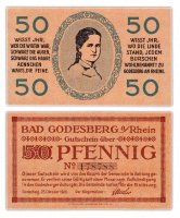 купить Германия (Бад Годесберг) 50 пфеннигов 1920
