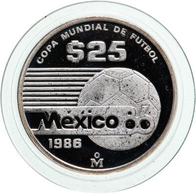 купить Мексика 25 песо (pesos) 1985 "Чемпионат мира по футболу 1986"