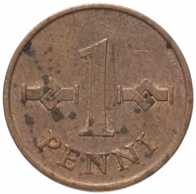 купить Финляндия 1 пенни (penny) 1969