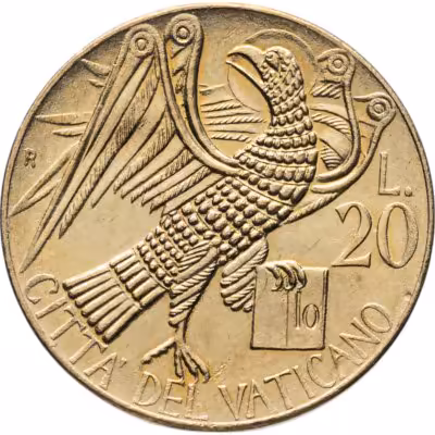 купить Ватикан 20 лир (lire) 1985