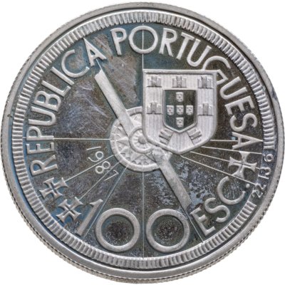 купить Португалия 100 эскудо 1987 Золотой век открытий - Диогу Кан