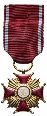 купить Знак отличия золотой «Крест Заслуги» 1 степени Польша