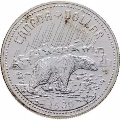 купить Канада 1 доллар (dollar) 1980 "100 лет Арктическим территориям"