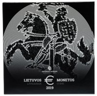 Купить Литва годовой набор евро 2019 (8 монет в официальном буклете)