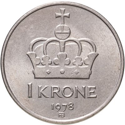 купить Норвегия 1 крона (crown) 1978