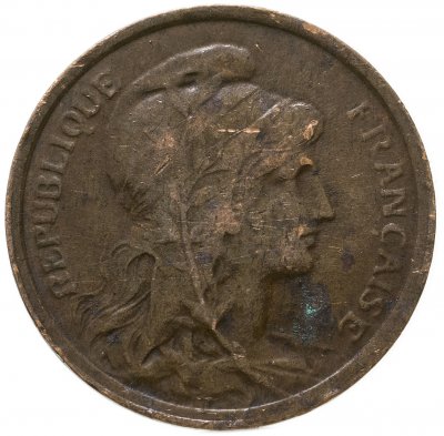 купить Франция 1 сантим (centime) 1911