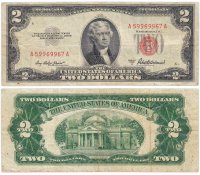 купить США 2 доллара 1953 series 1953A (Pick 380a)