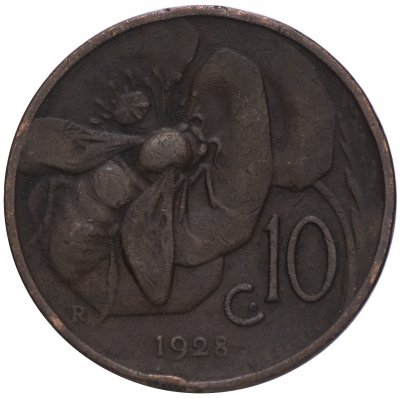 купить Италия 10 чентезимо 1920-1937
