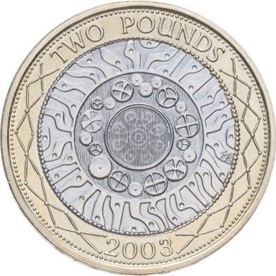 купить Великобритания 2 фунта (pounds) 2003
