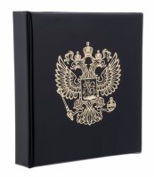 купить Папка на кольцах без листов. Стандарт "GRAND", черный (орёл)