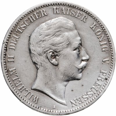 купить Германская Империя, Пруссия 5 марок 1902 A