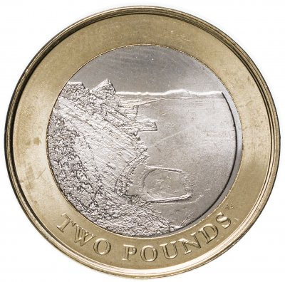 купить Гибралтар 2 фунта (pounds) 2020