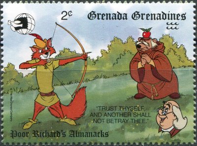 купить Гренада Гренадины Почтовая марка 1989 ""Доверяй себе, и другой не предаст тебя""