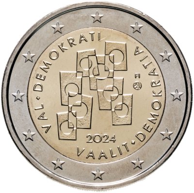 купить Финляндия 2 евро (euro) 2024 "Выборы и демократия"