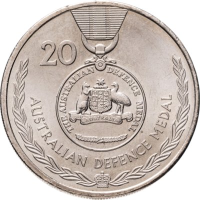 купить Австралия 20 центов (cents) 2017 Легенды АНЗАК - Медали почета. Медаль министерства обороны