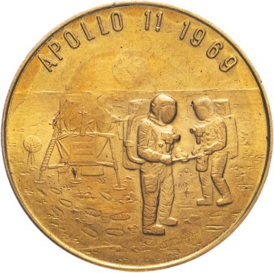 купить США Жетон 1979 10 лет высадки на Луну Apollo 11