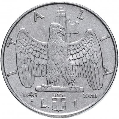 купить Италия 1 лира (lira) 1940 (Магнетик)