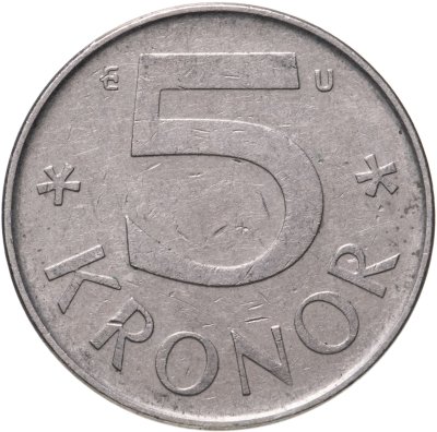 купить Швеция 5 крон 1983