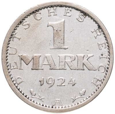 купить Германия 1 марка 1924 A