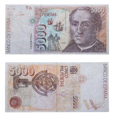 купить Испания 5000 песет 1992