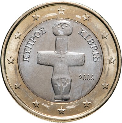 купить Кипр 1 евро 2009 обычная